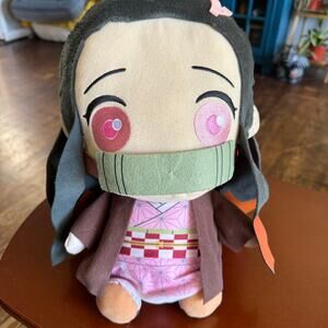 Demon Slayer Kimetsu no Yaiba NEZUKO KAMADO Big Plush Doll 32cm Japan BANPRESTO
